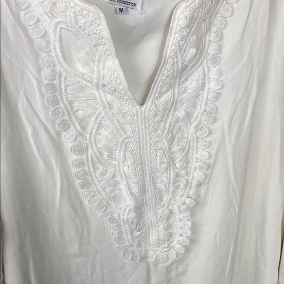 Chic Connection Elegant White Lace Dress - Picture 3 of 8